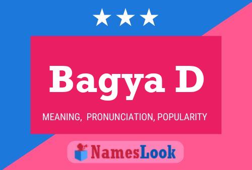 ملصق اسم Bagya D