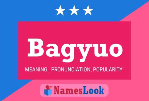 ملصق اسم Bagyuo