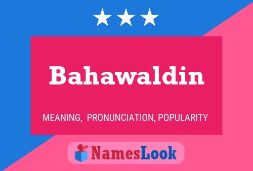 ملصق اسم Bahawaldin