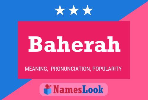 ملصق اسم Baherah