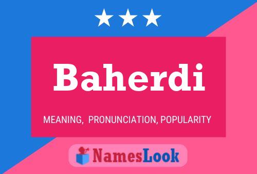 ملصق اسم Baherdi