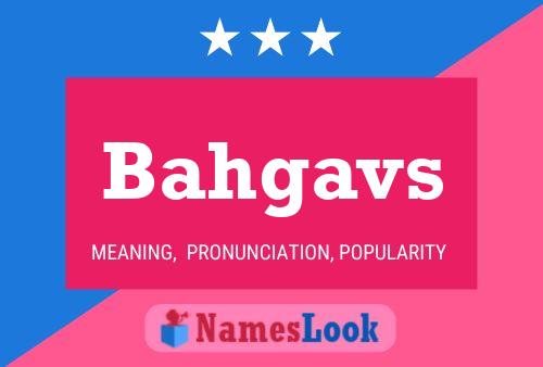 ملصق اسم Bahgavs