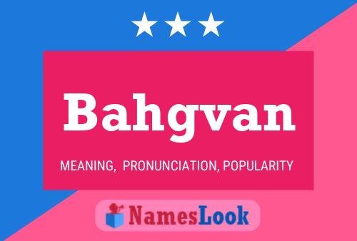 ملصق اسم Bahgvan