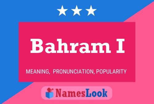 ملصق اسم Bahram I