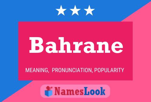 ملصق اسم Bahrane