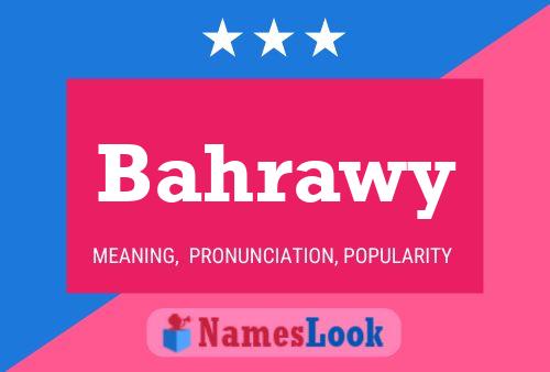 ملصق اسم Bahrawy