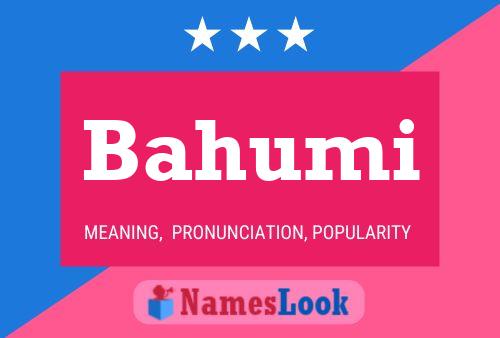 ملصق اسم Bahumi