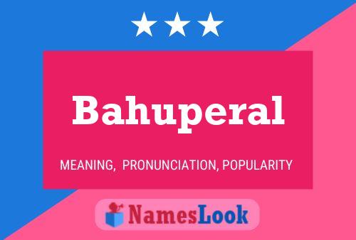 ملصق اسم Bahuperal