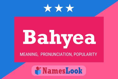 ملصق اسم Bahyea