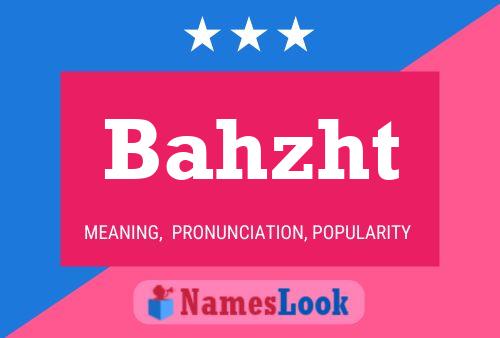 ملصق اسم Bahzht