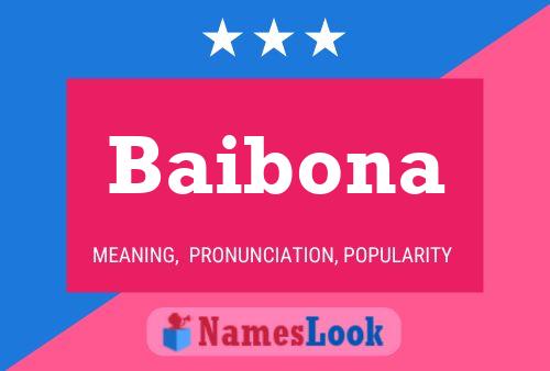 ملصق اسم Baibona