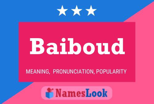 ملصق اسم Baiboud