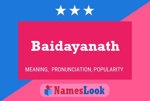 ملصق اسم Baidayanath