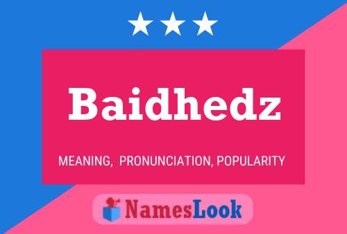 ملصق اسم Baidhedz