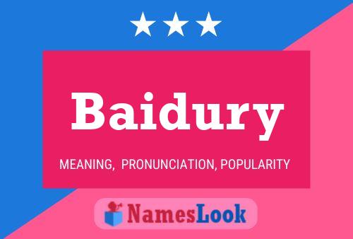 ملصق اسم Baidury