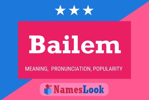 ملصق اسم Bailem