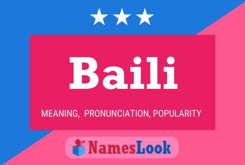 ملصق اسم Baili