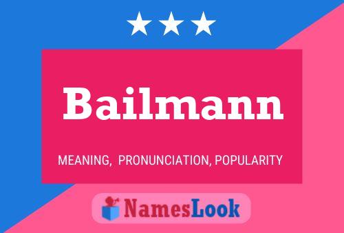 ملصق اسم Bailmann