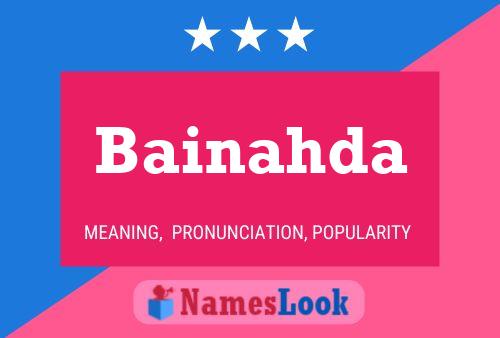 ملصق اسم Bainahda