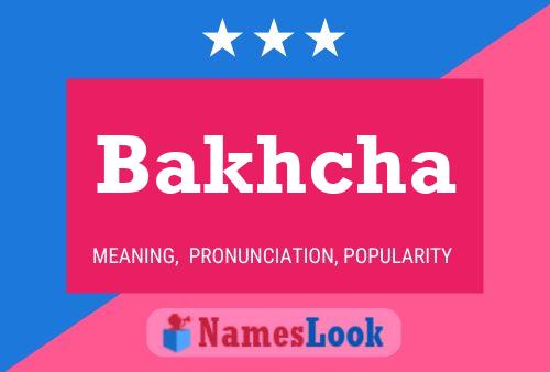 ملصق اسم Bakhcha