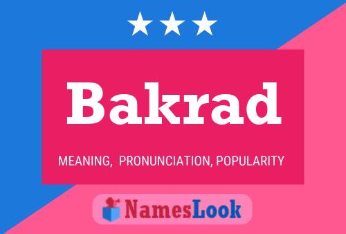 ملصق اسم Bakrad