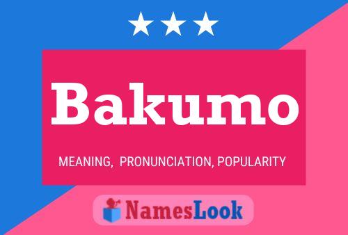 ملصق اسم Bakumo