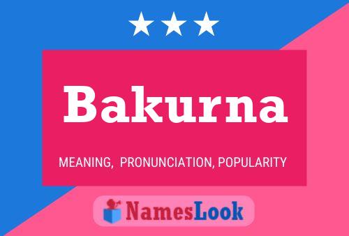 ملصق اسم Bakurna