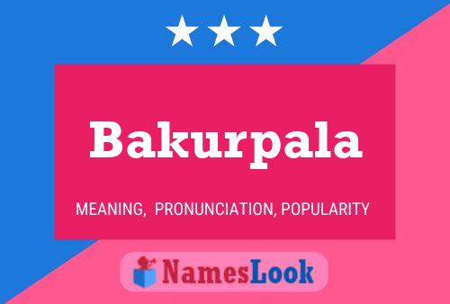 ملصق اسم Bakurpala