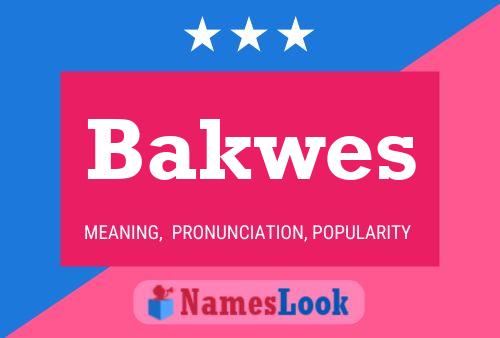 ملصق اسم Bakwes