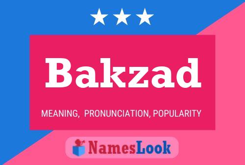 ملصق اسم Bakzad