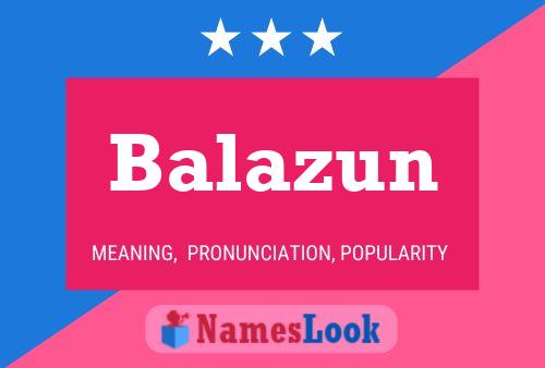 ملصق اسم Balazun