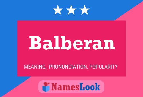 ملصق اسم Balberan