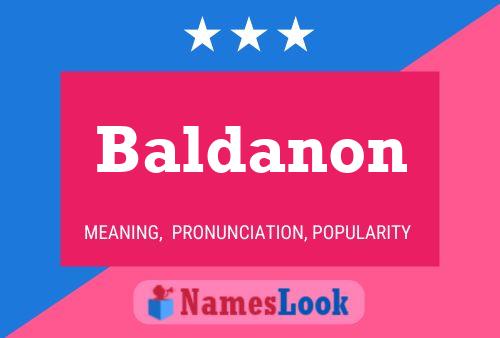 ملصق اسم Baldanon