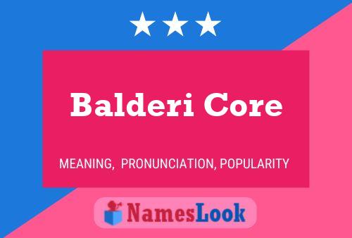 ملصق اسم Balderi Core