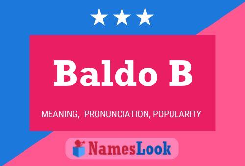 ملصق اسم Baldo B