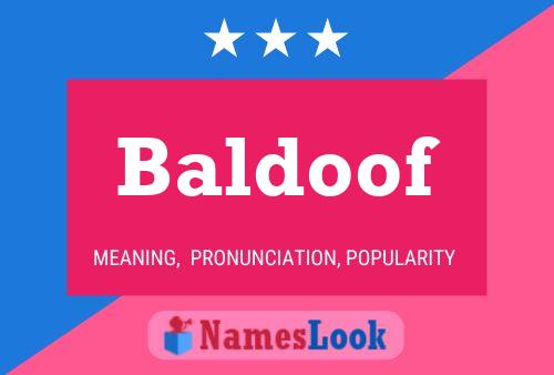 ملصق اسم Baldoof