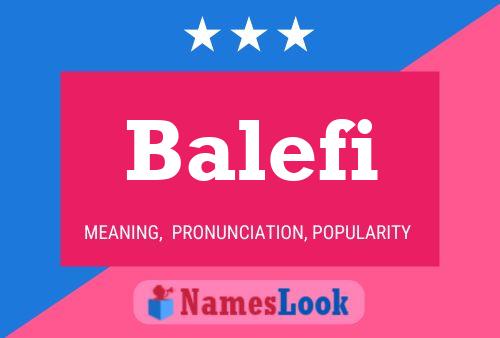 ملصق اسم Balefi