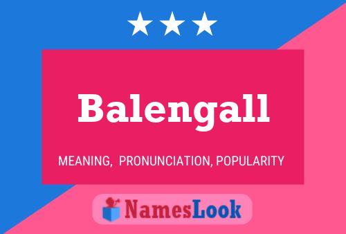 ملصق اسم Balengall