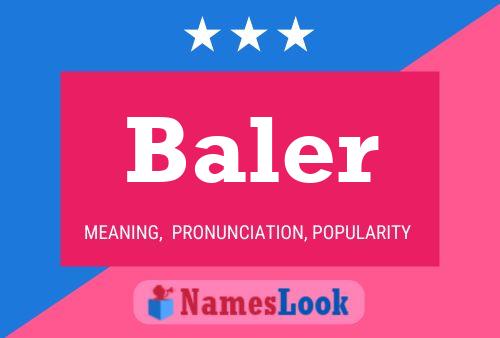 ملصق اسم Baler