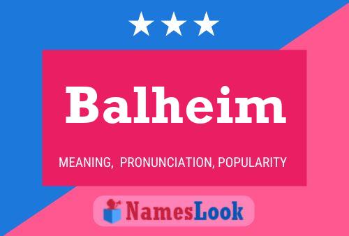 ملصق اسم Balheim