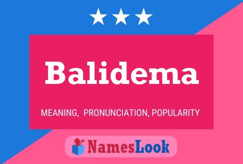 ملصق اسم Balidema