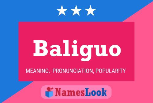 ملصق اسم Baliguo