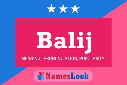 ملصق اسم Balij