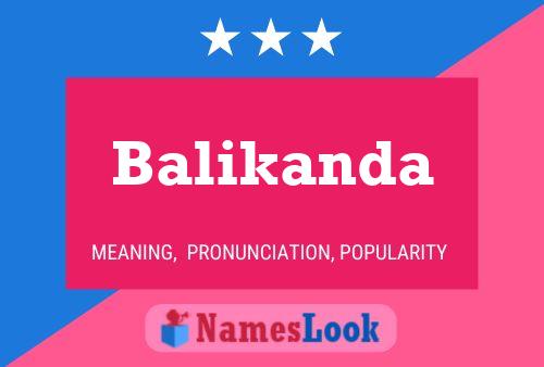 ملصق اسم Balikanda