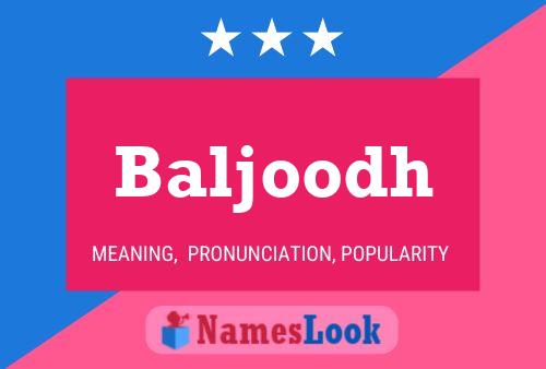 ملصق اسم Baljoodh