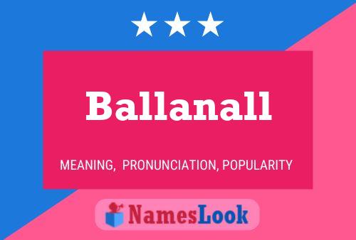 ملصق اسم Ballanall