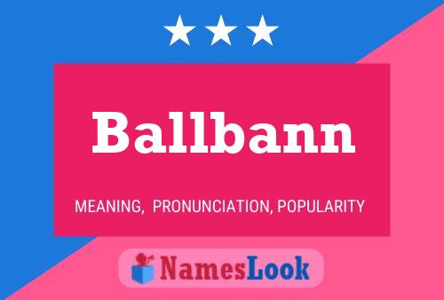 ملصق اسم Ballbann