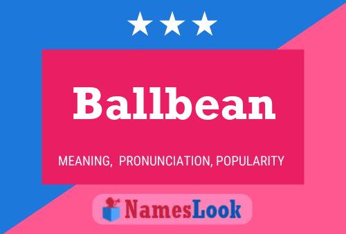 ملصق اسم Ballbean