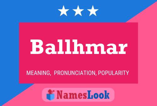 ملصق اسم Ballhmar