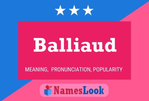 ملصق اسم Balliaud